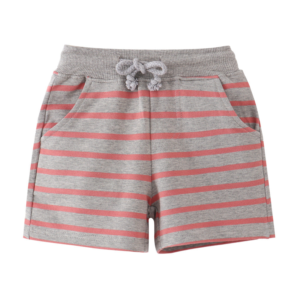 [357465] - Celana Boxer Anak  / Celana Pendek Anak - Motif Sequence Lines