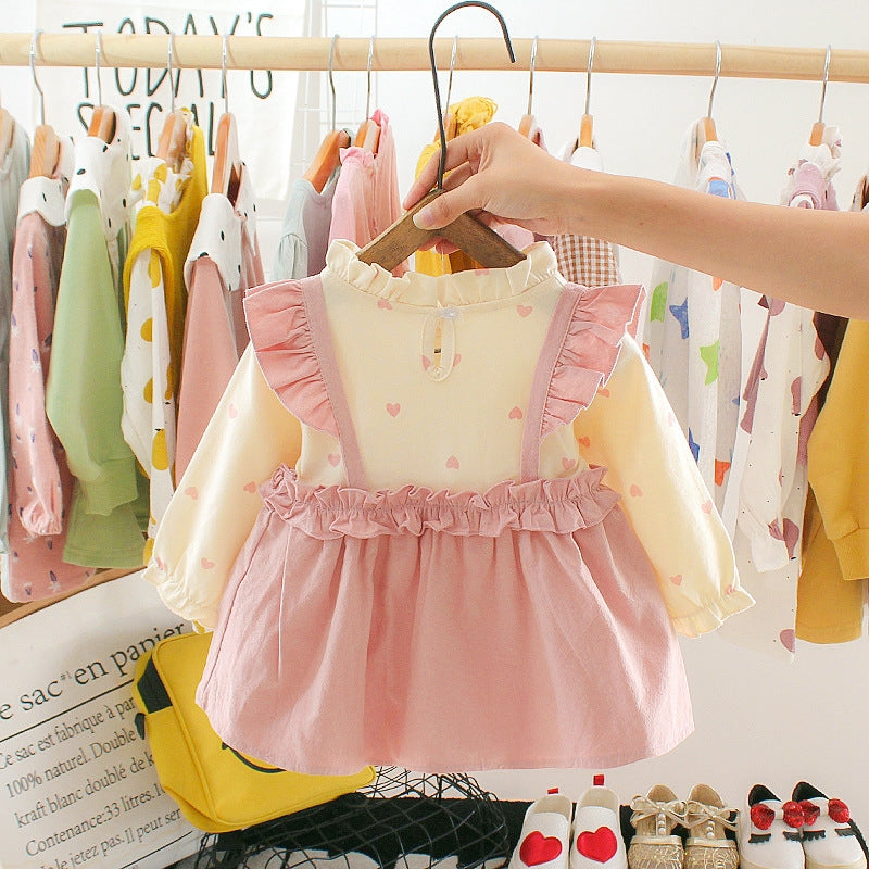 [352148] - Dress Renda Anak Perempuan Modish - Motif Love Bros Rabbit