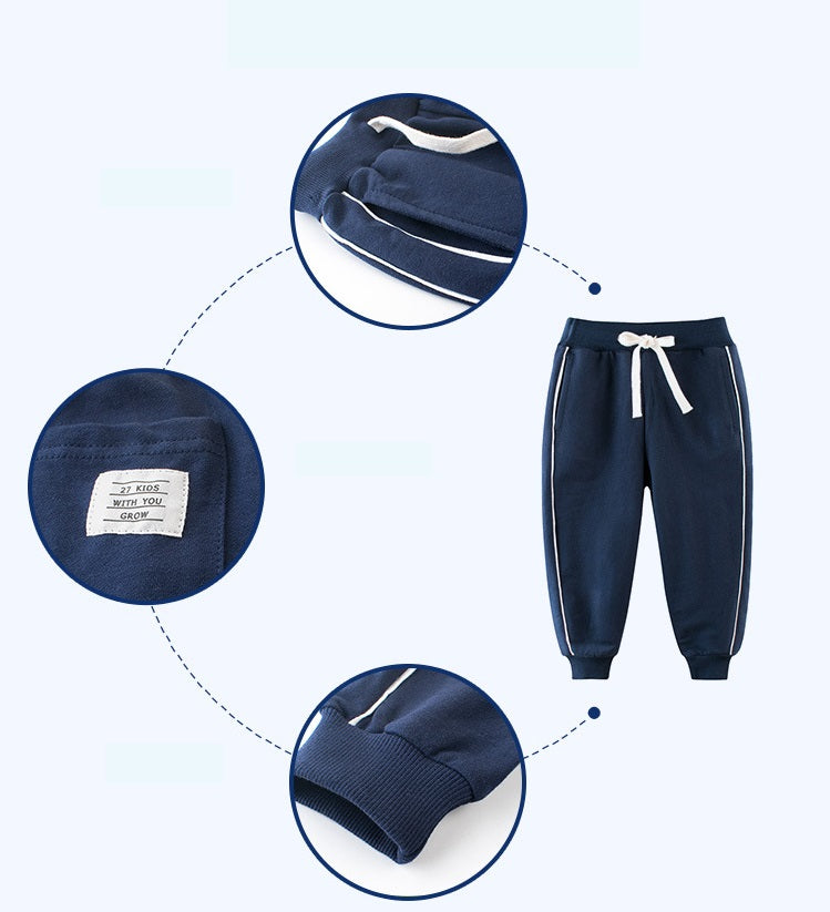 [121299-GRAY] - Celana Jogger Anak / Celana Santai Anak - Motif Big Rope