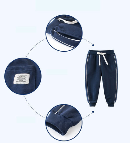 [121299-GRAY] - Celana Jogger Anak / Celana Santai Anak - Motif Big Rope