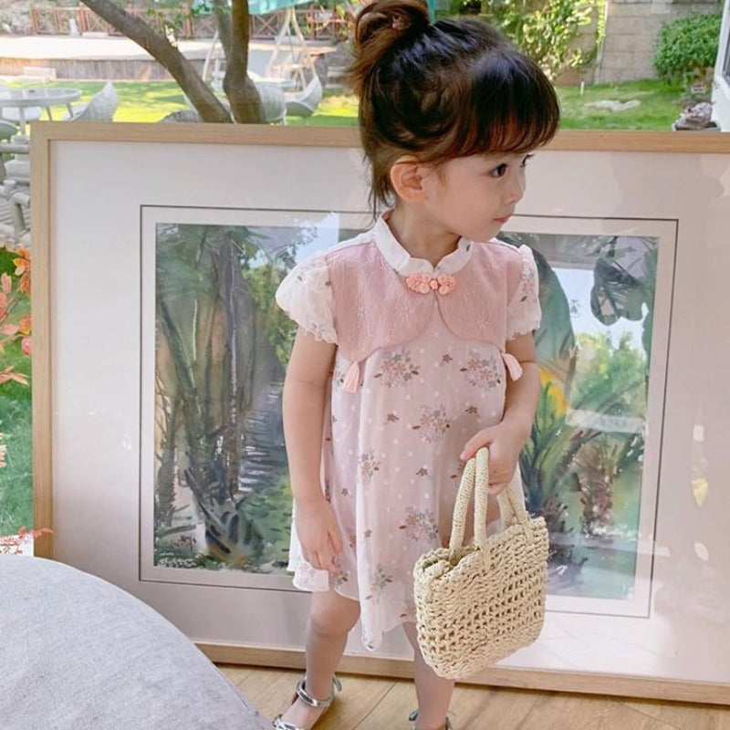 [507353] - Dress Fashion Anak Perempuan - Motif Thick Neck