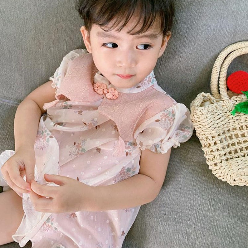 [507353] - Dress Fashion Anak Perempuan - Motif Thick Neck