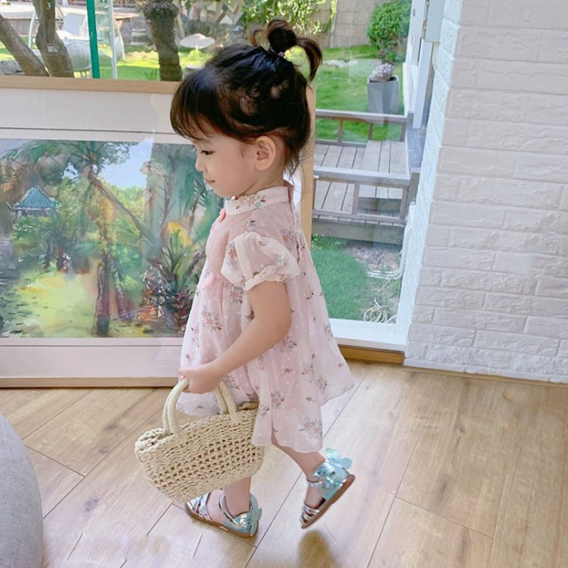 [507353] - Dress Fashion Anak Perempuan - Motif Thick Neck