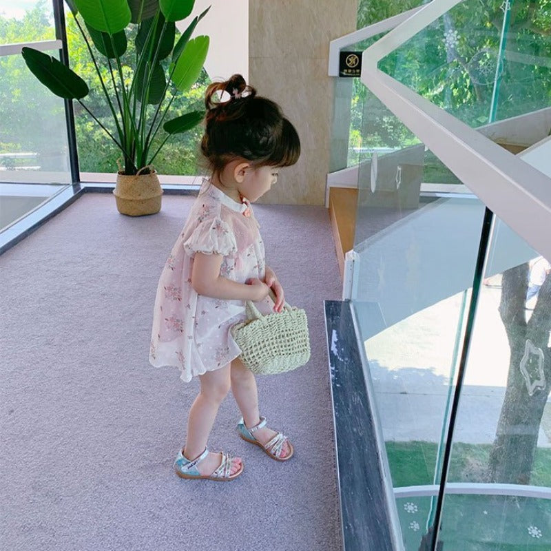 [507353] - Dress Fashion Anak Perempuan - Motif Thick Neck