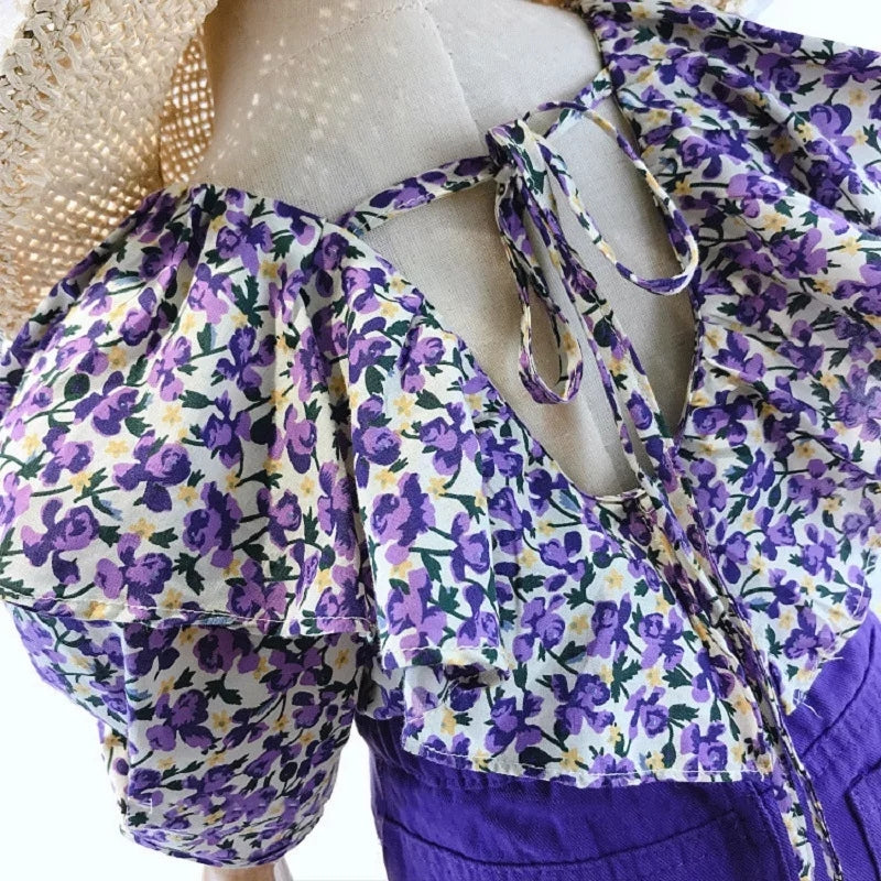 [363385] - Setelan Blouse Fashion Anak Perempuan - Motif Flower Rope