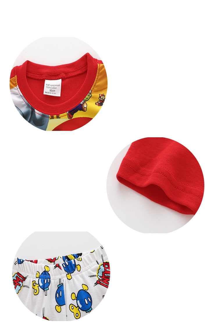 [354428] - Baju Setelan Street Wear Anak - Motif Super Mario