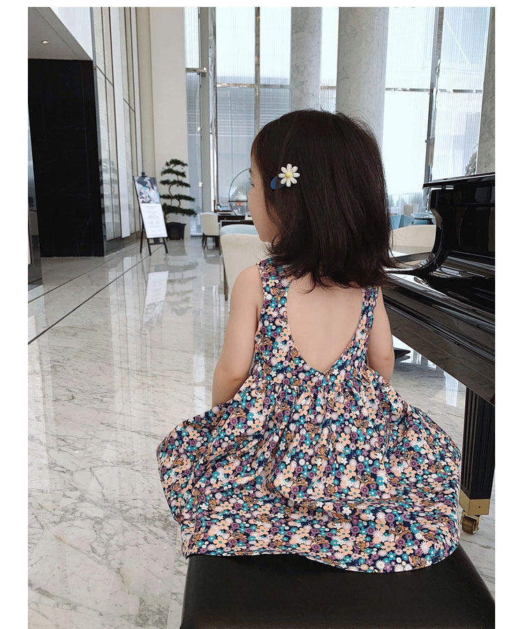 [507257] - Dress Fashion Anak Perempuan - Motif Flower Sprinkle