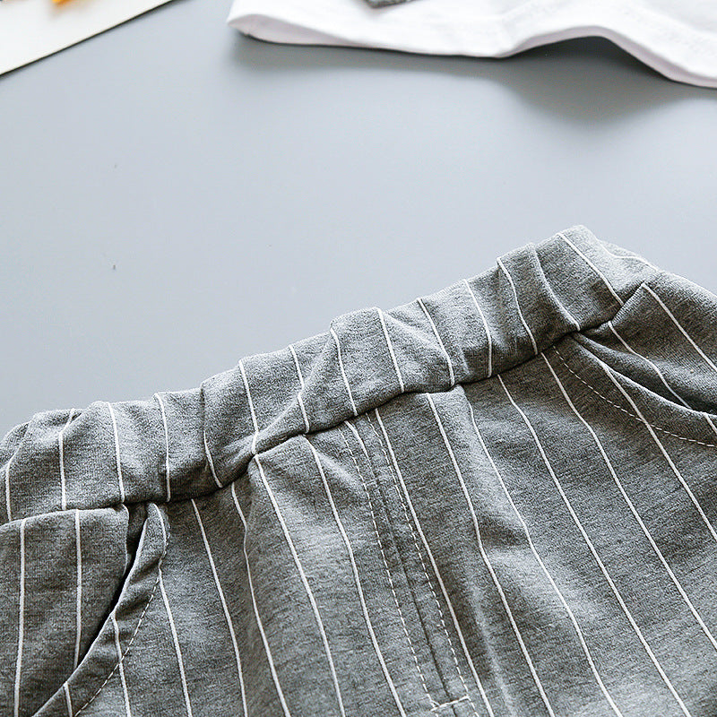 [368230-GRAY] - Setelan Formal Keren Anak - Motif Tie Lines