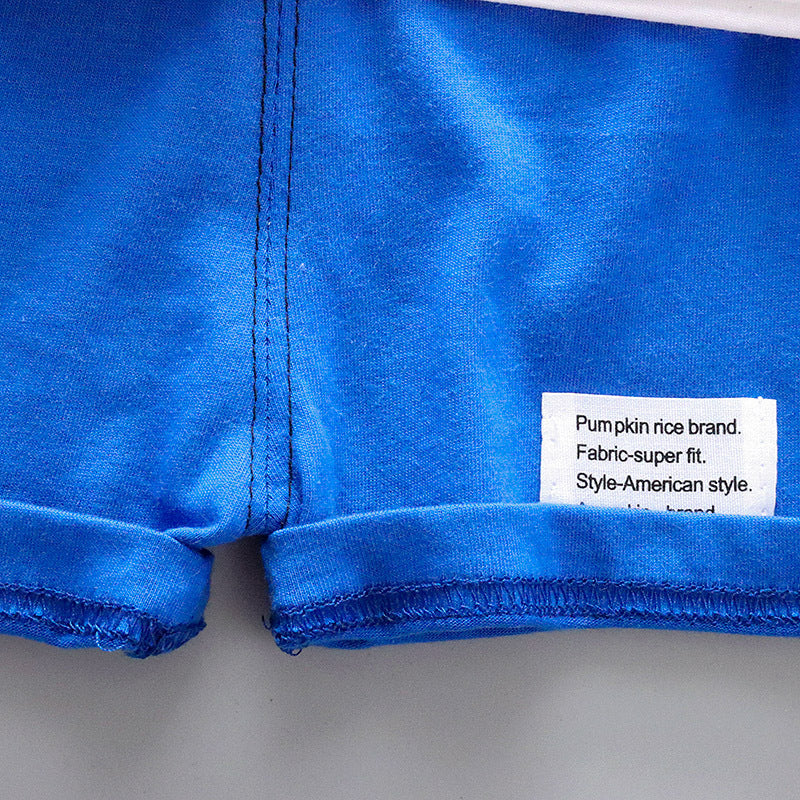 [368231-BLUE] - Baju Setelan Kutung Anak - Motif Sesame Street