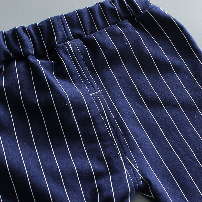 [368230-NAVY] - Setelan Formal Keren Anak - Motif Tie Lines