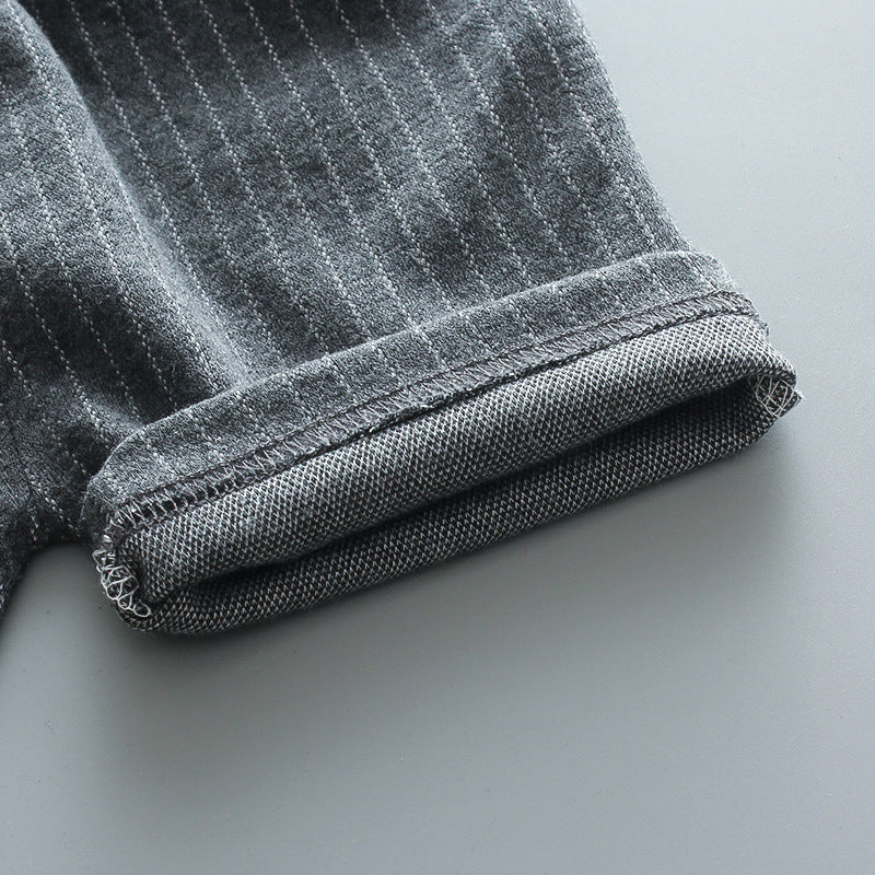 [368228-GRAY] - Setelan Formal Keren Anak - Motif Fiber Lines