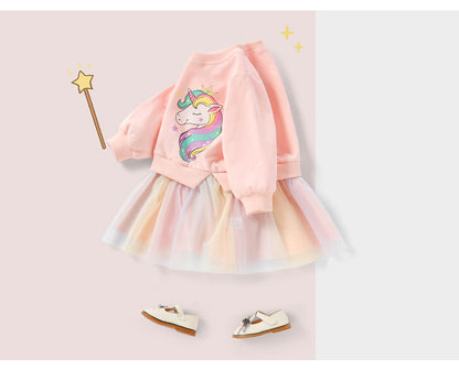 [363268] - Dress Trend Fashion Anak Perempuan Import - Motif Little Phony Star