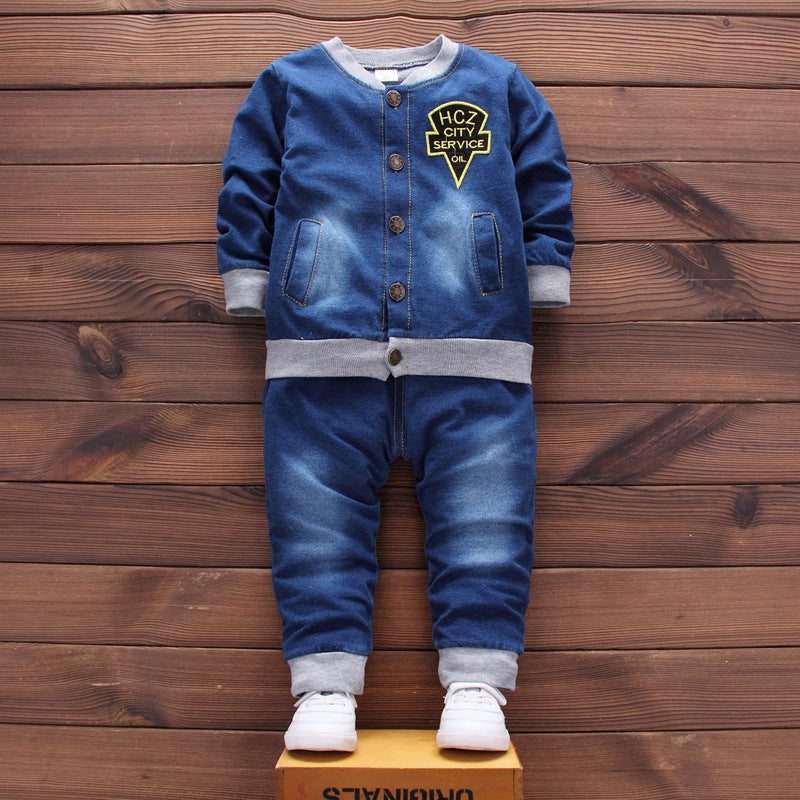 [368313] - Setelan Jaket keren Anak - Motif City Service