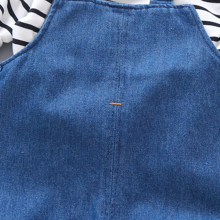 [368174] - Baju Setelan Keren Overall Anak - Motif Madou Eyes