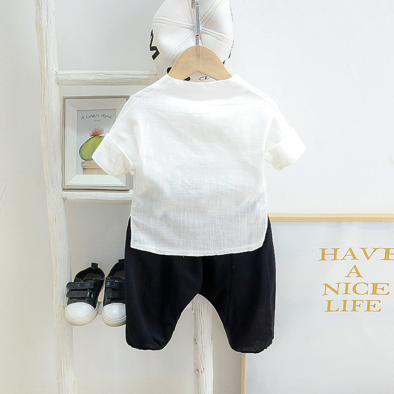 [368205] - Baju Setelan Keren Anak - Motif Natural Fiber