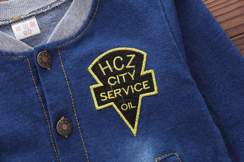 [368313] - Setelan Jaket keren Anak - Motif City Service