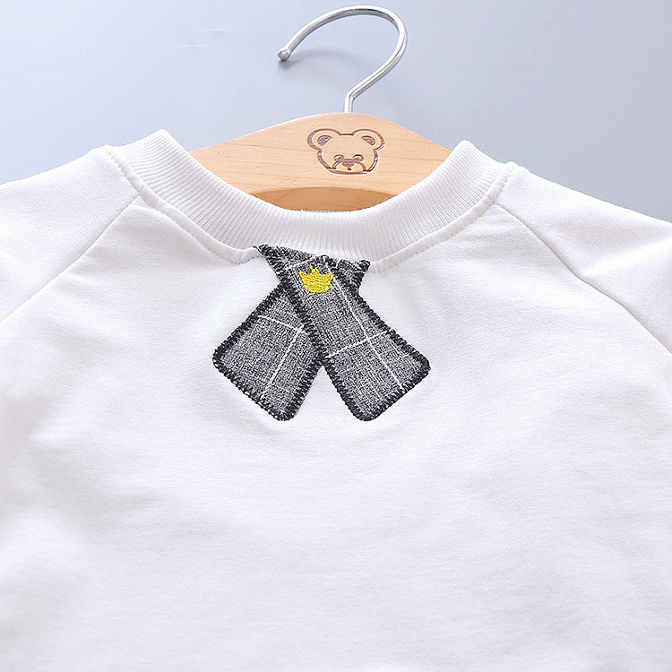 [368238-GRAY STRIPE] - Setelan Formal Keren 3 In 1 Anak - Motif Windowpane Style