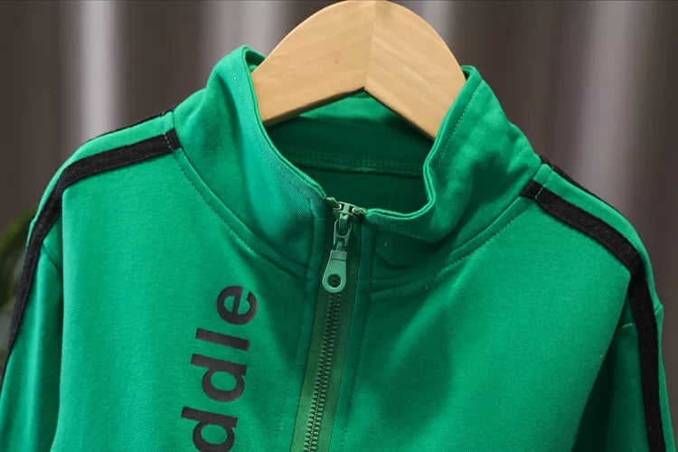 [119297] -Setelan Jaket Keren Anak - Motif Alphabet
