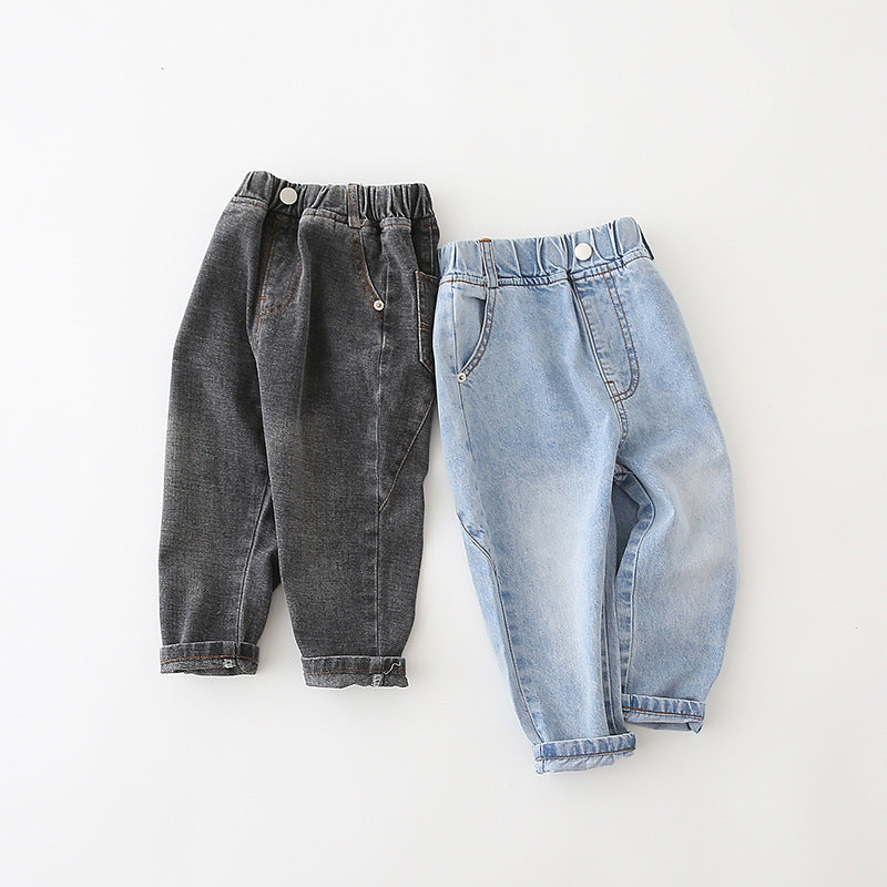 513622] - Bawahan Celana Panjang Jeans Import Anak Cowok - Motif
