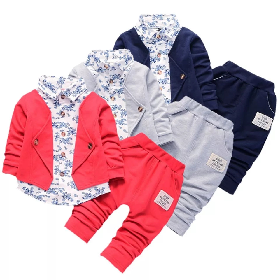 [368256] - Setelan Fashion Keren Anak Import - Motif Flower Shirts