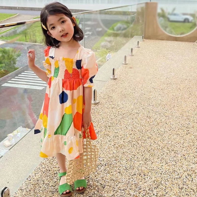 [507242] - Dress Fashion Anak Perempuan - Motif Various Colors