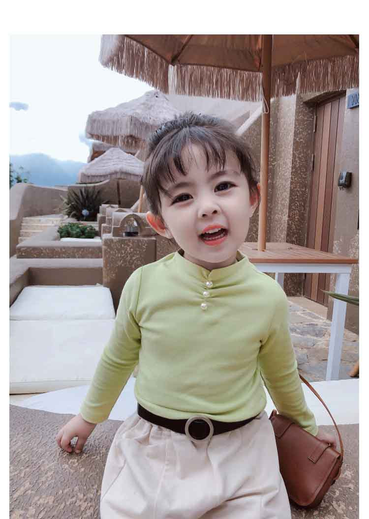 [507412] - Atasan Kaos Fashion Anak Perempuan Import - Motif Plain Color