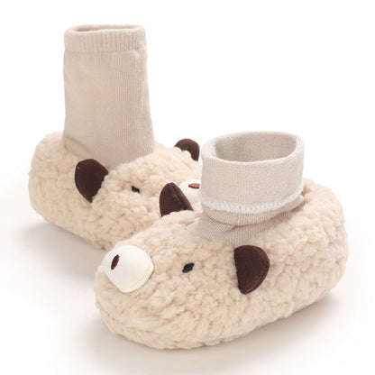 [105260-BEAR] - Sepatu Bayi Prewalker 3D Import - Motif 3D Bear