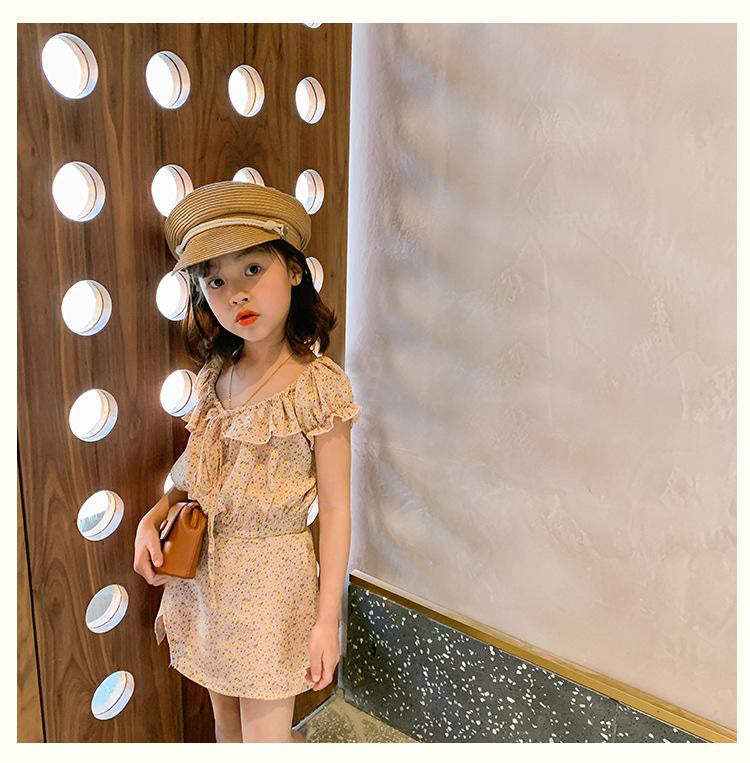 [507238] - Setelan Ootd Fashion Anak Perempuan - Motif Little Flower