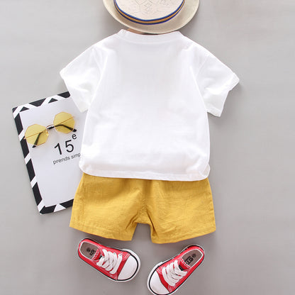 [368199-WHITE] - Baju Setelan Keren Anak - Motif This is Mickey