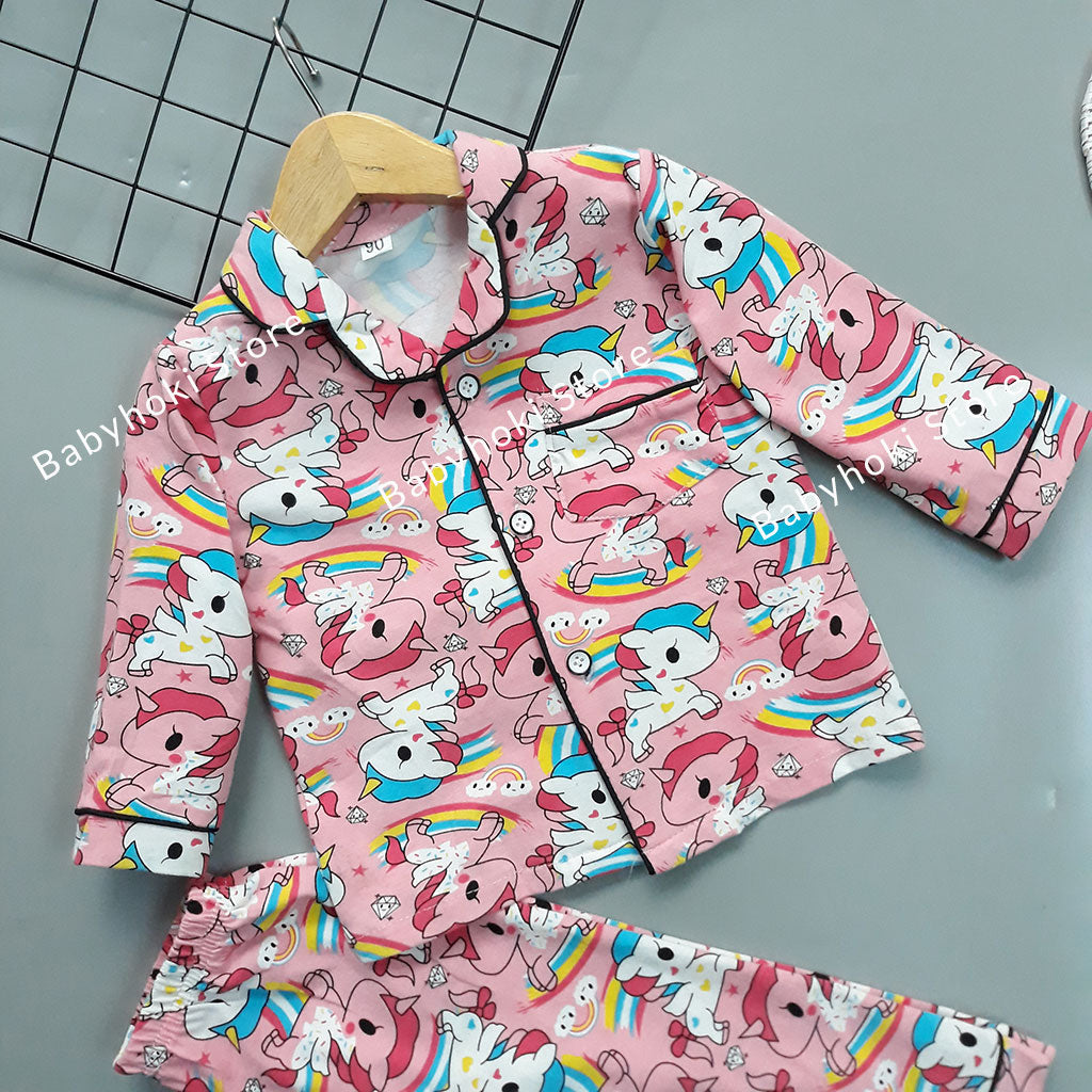 [225587] - Piyama Anak Import  / Setelan Tidur Anak / Baju Tidur Anak - Motif Little Pony