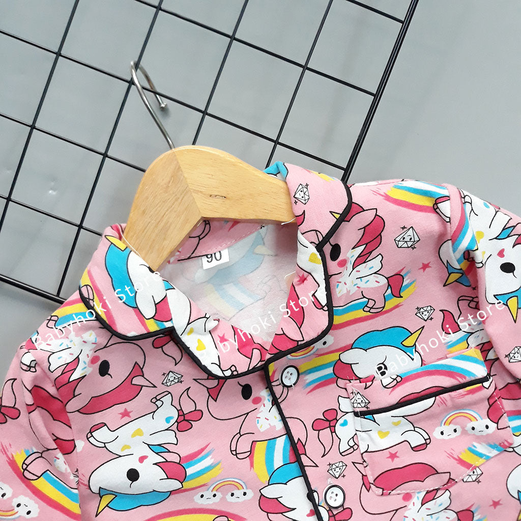 [225587] - Piyama Anak Import  / Setelan Tidur Anak / Baju Tidur Anak - Motif Little Pony