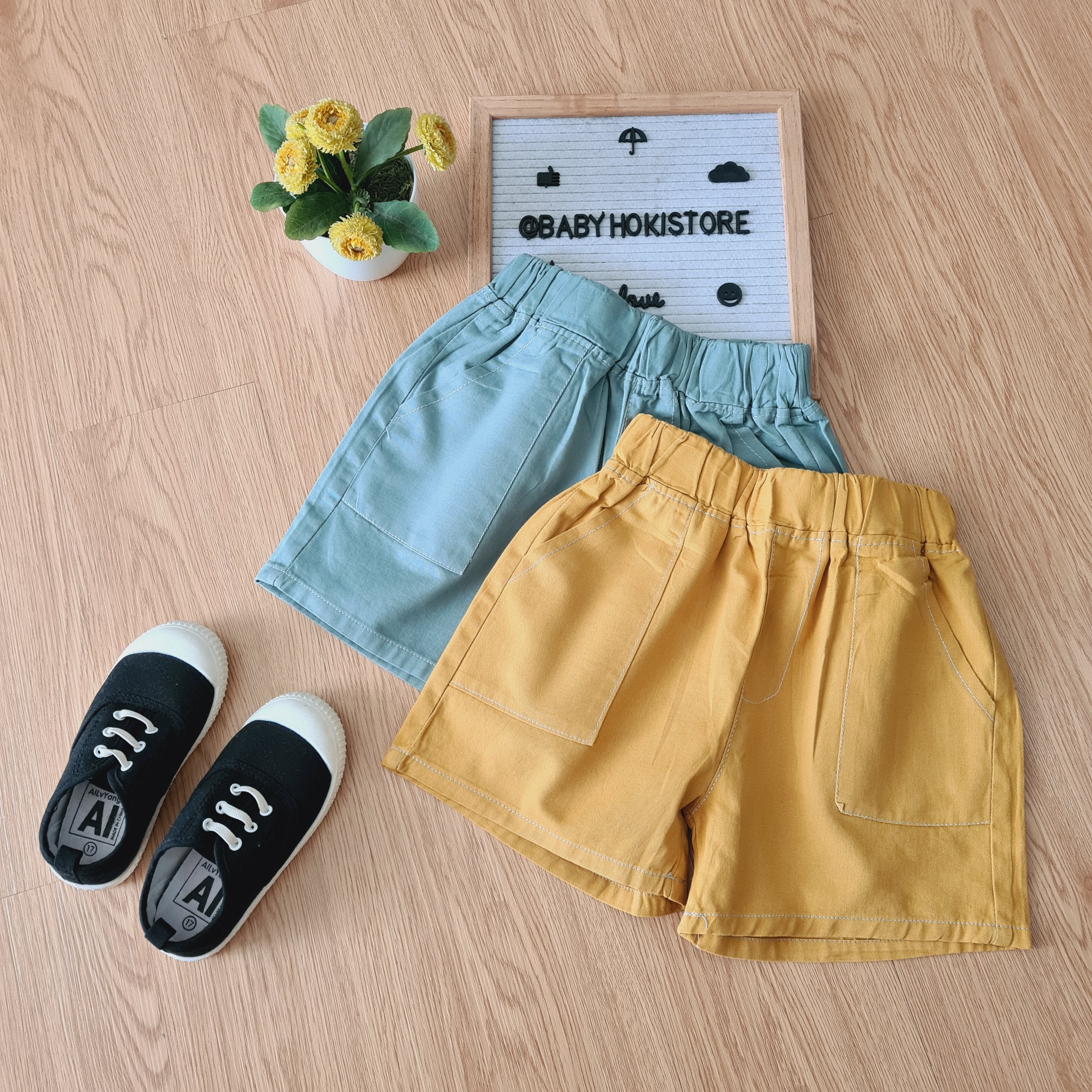 [001419] - Bawahan Celana Pendek Chino Anak Cowok - Motif Two Pockets