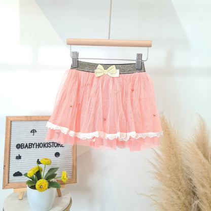 [001473] - Bawahan Rok Renda Anak Perempuan - Motif Bright Spot