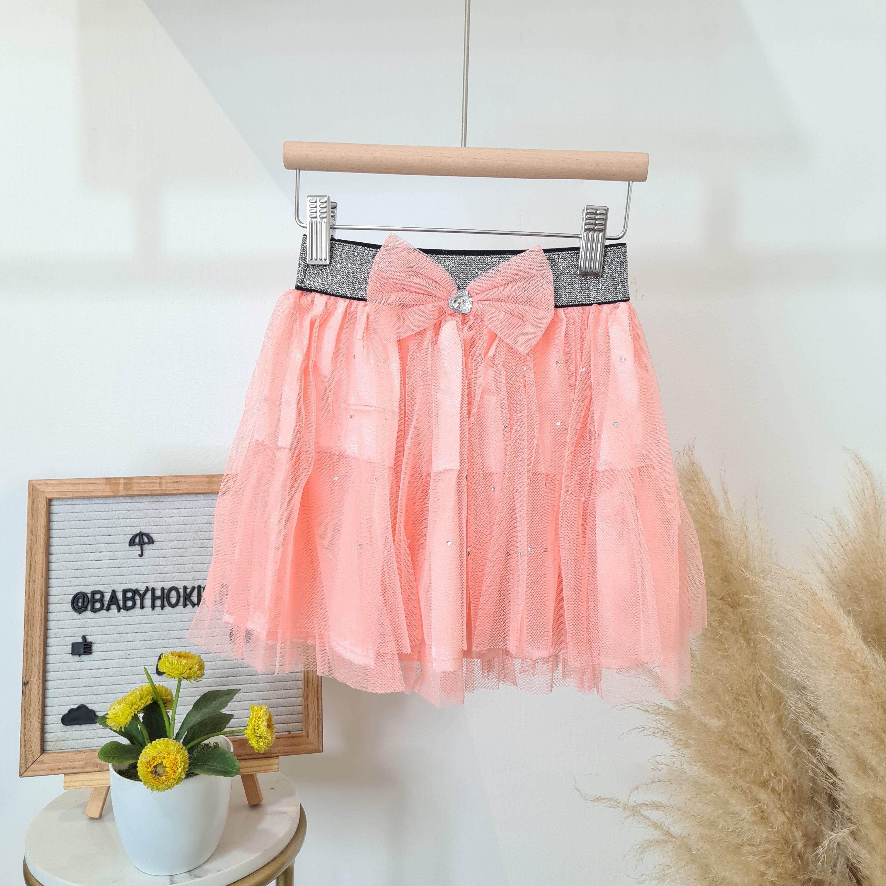 [001474] - Bawahan Rok Pita Anak Perempuan - Motif Glitter Spots