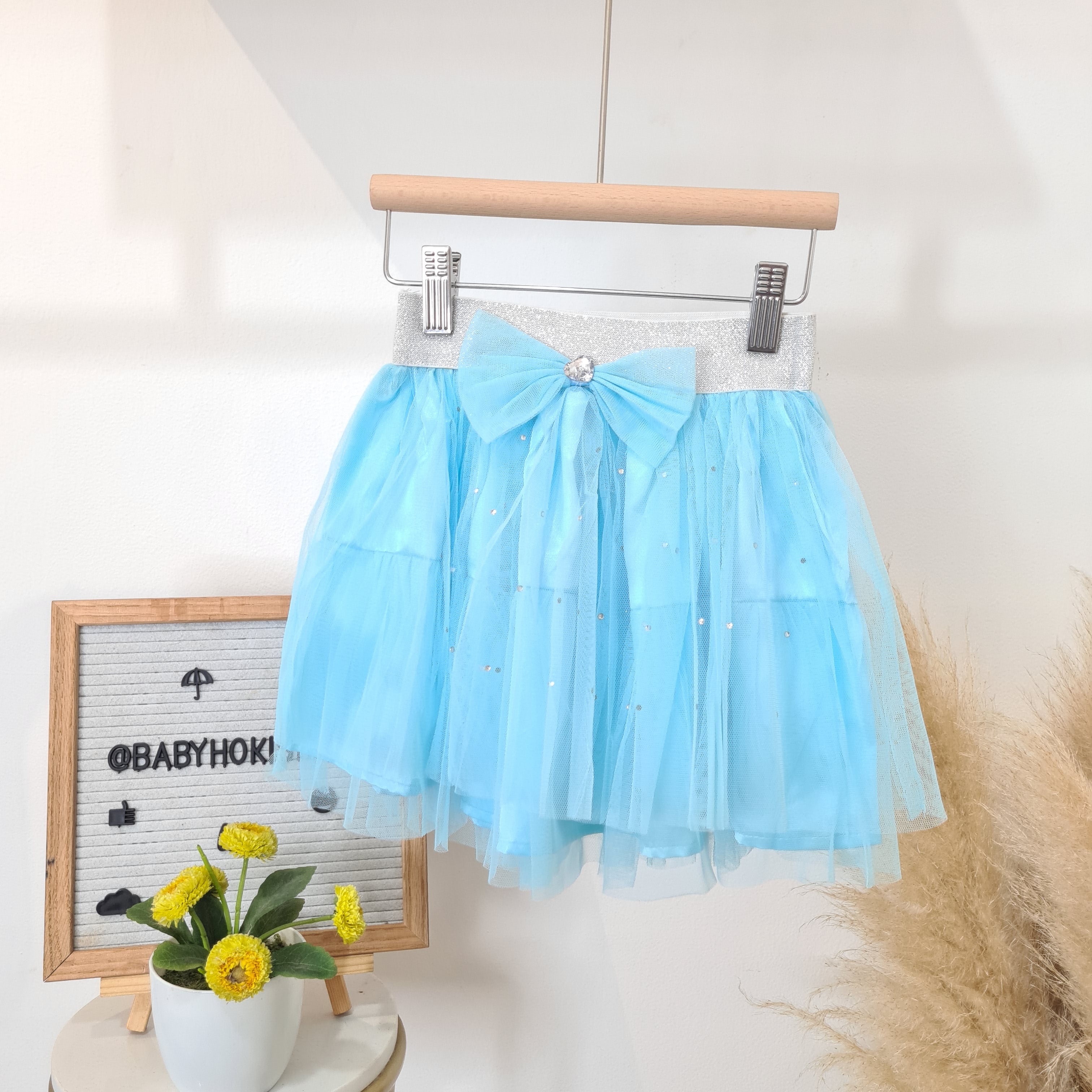 [001474] - Bawahan Rok Pita Anak Perempuan - Motif Glitter Spots