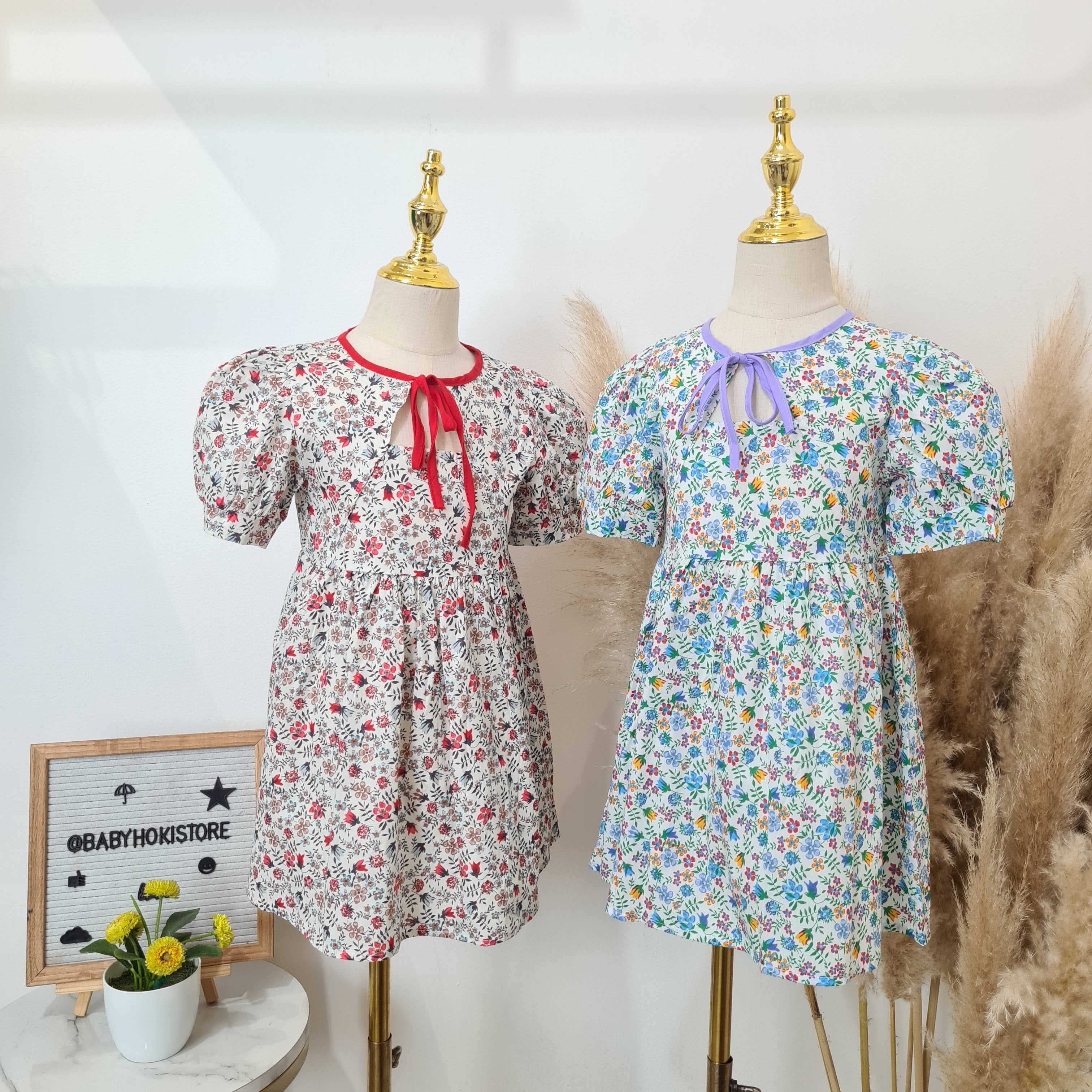 [507629] - Dress Anak Perempuan Fashion - Motif Various Plants