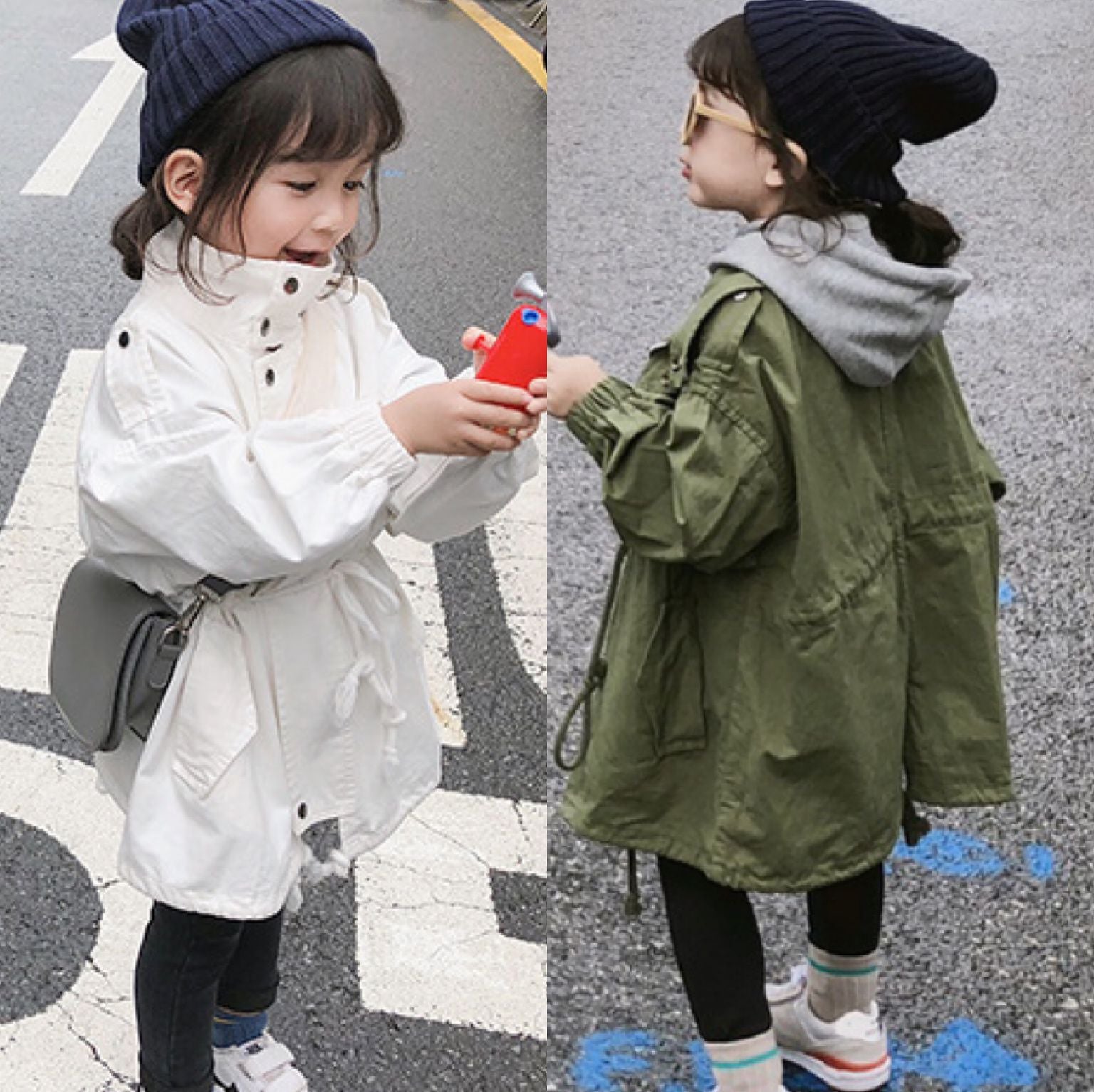 [507366] - Jaket Blazer Anak Perempuan Korean Style - Motif Plain Color