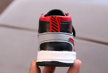 [343150-BLACK] - Sepatu Anak Trendi / Sepatu Boots Import - Motif Sport Style