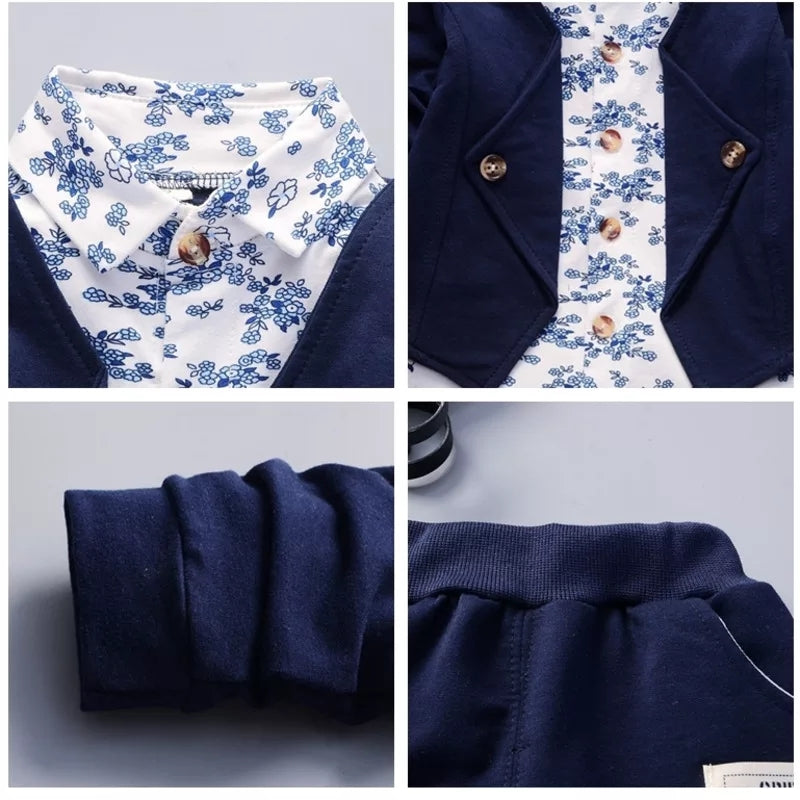 [368256] - Setelan Fashion Keren Anak - Motif Flower Shirts