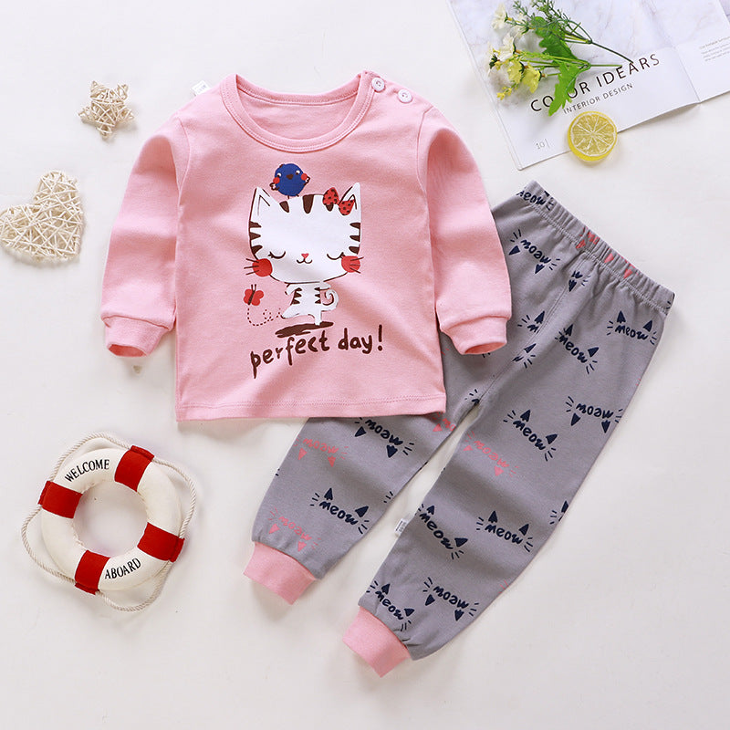 [351122] - Piyama Anak / Setelan Tidur Anak / Baju Tidur Anak - Motif Animal Perfect Day