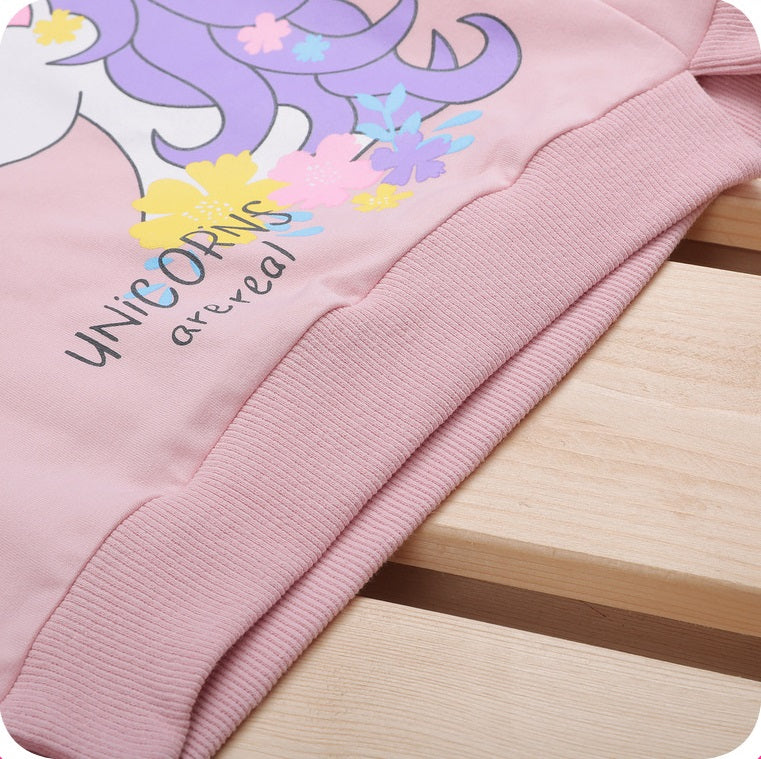 [363270] - Setelan Trend Fashion Anak Perempuan - Motif Real Unicorns