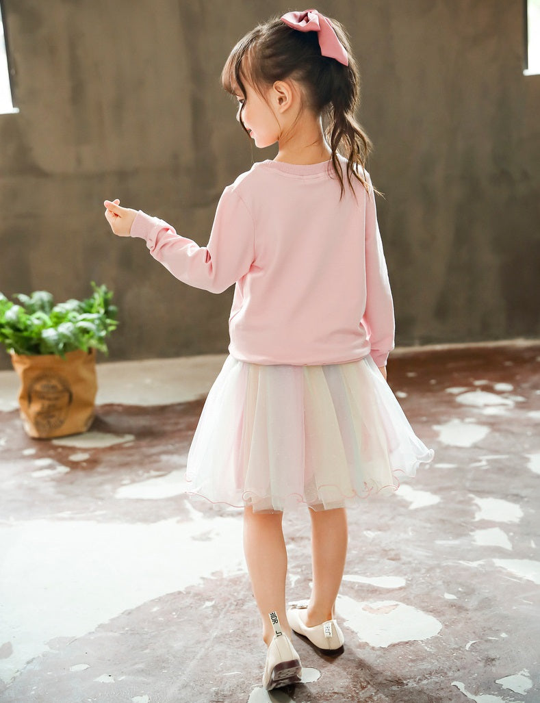 [363270] - Setelan Trend Fashion Anak Perempuan - Motif Real Unicorns