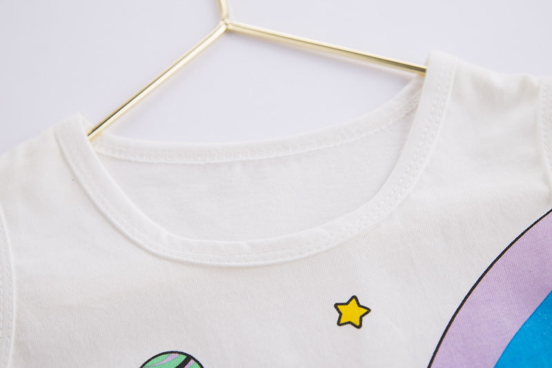 [368262] - Setelan Kaos Kutung Anak - Motif Space Imagination