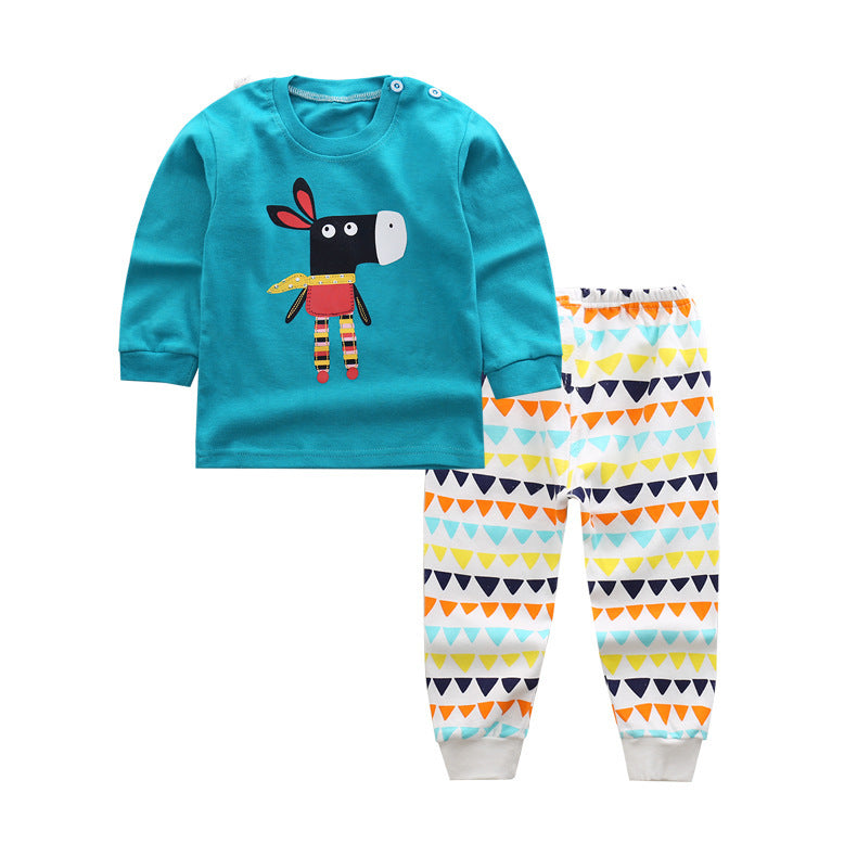 [224149] - Setelan Piyama Anak / Baju Tidur - Motif Donkey Festival