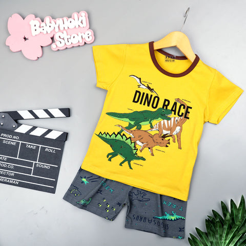 [2251322] - Setelan Santai Anak / Daily Wear Anak - Motif Dino Race