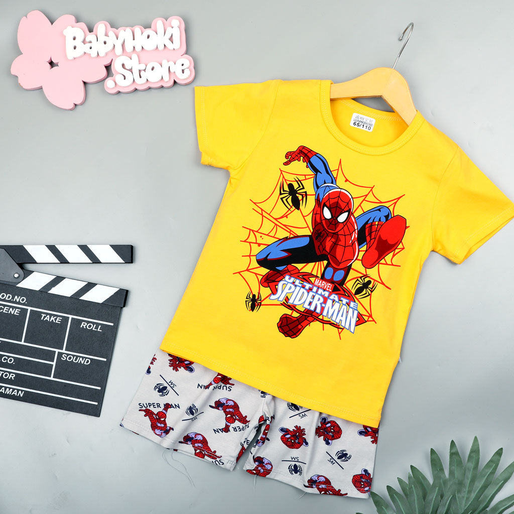 [2251361] - Baju Setelan Santai Anak - Motif Ultimate Spiderman