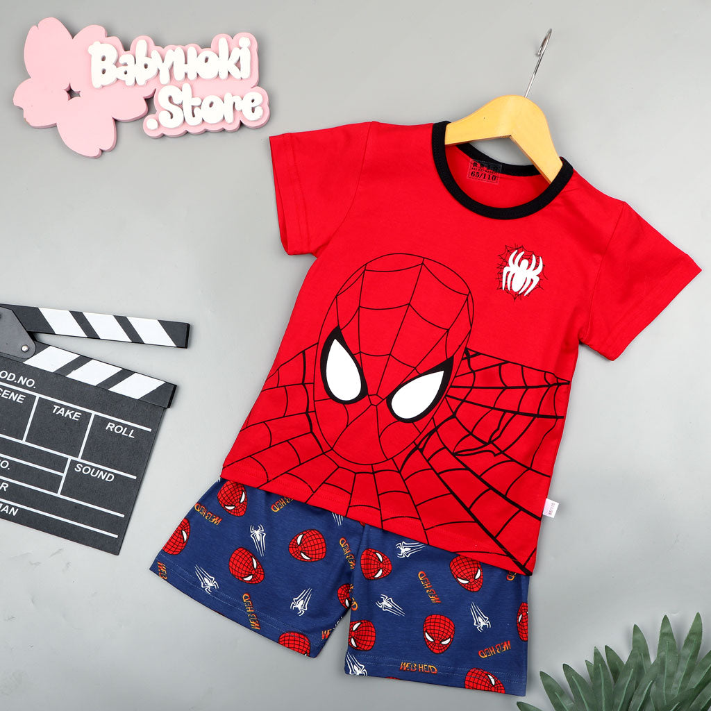 [2251364] - Baju Setelan Santai Anak - Motif Spider Head