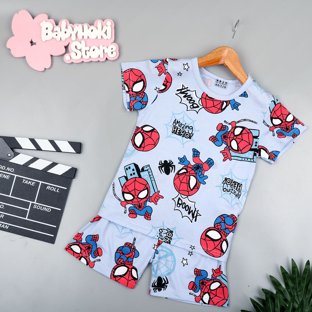 [2251386] - Baju Setelan Santai Anak - Motif Amazing Hero