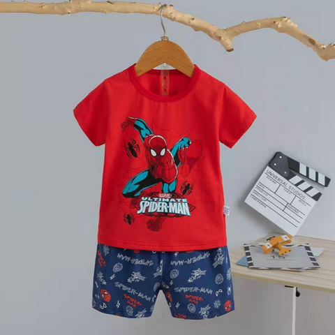 [2251494] - Import Baju Setelan Homewear Anak - Motif Ultimate Spider