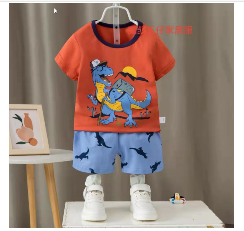 [2251522] - Baju Setelan Homewear Anak - Motif Wandering Dino